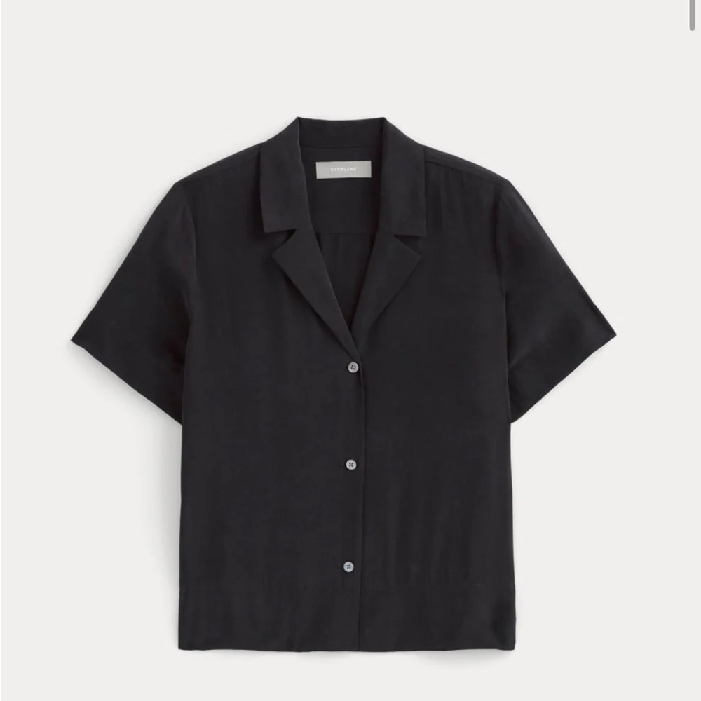 Everlane Notch Shirt in Washable Silk